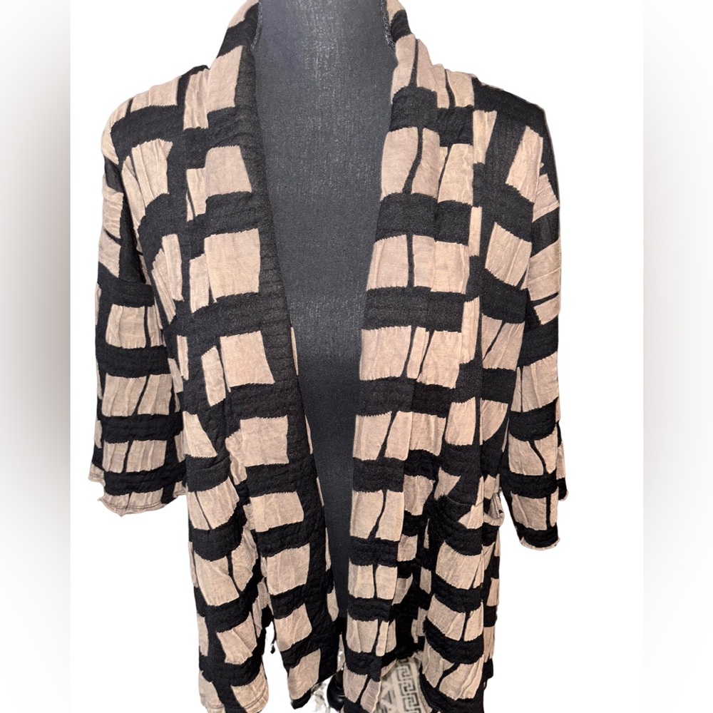 Chalet et Ceci Textured Cardigan Stretch Womens small